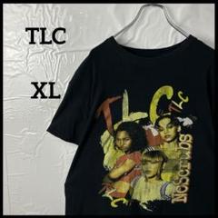 バンドtシャツ　TLC 海外女性アーティスト　黒ブラック　ヴィンテージ00s古着