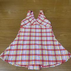 ELLE チェック柄 ワンピース水着　女の子　140 一度使用