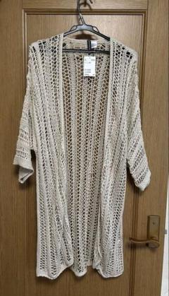 H&M レース編みカーディガン M