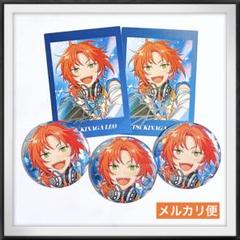 新品⭐︎ プロセカ あんスタ コラボ ぱしゃっつ ホログラム 缶バッジ レオ ①のサムネイル
