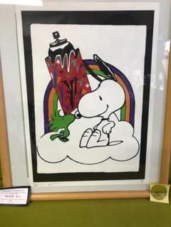 【ヌーピィ】【額縁＋マット組込】【DEATH NYC】SNOOPY ヌーピィ様専用】【額縁＋マット組込】【DEATH NYC】SNOOPY