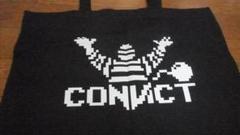 コンビクト トートバッグ convict 囚人　黒 バッグ bag 未使用