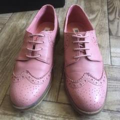DUNE ウィングチップ 革靴 LANGBURY ピンク サイズ37 DUNE ウィングチップ 革靴 LANGBURY ピンク サイズ37