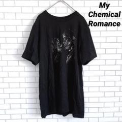 【マイケミカルロマンス】半袖Tシャツ バンドTシャツ ブラック プリント ロック