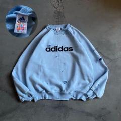 old adidas”万国旗“トルコ製“XO”刺繍ロゴ“ボロスウェット - メルカリ