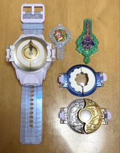 DX妖怪ウォッチエルダ本体+零&神 パワーアップキッド セット　稼働品