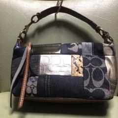 RT 59417　専用　コーチ パッチワーク　ハンド　アクセサリーポーチ 美品 COACH コーチ パッチワーク アクセサリーポーチ