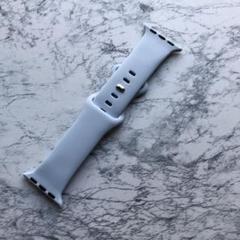 Apple Watch バンド アップルウォッチ シリコン ライトブルー