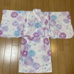 メゾピアノ　朝顔柄 セパレートタイプ　浴衣　 110cm