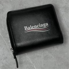 ⭐️美品⭐️ BALENCIAGA 二つ折り 財布 エブリデイスクエア 黒 レア