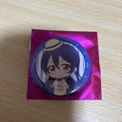 μ's 園田海未 ラブライブ アニメ10年記念 オケコン 缶バッジ