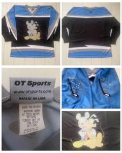 USA製 OLD DISNEY ディズニー hockey ホッケー シャツ XL - メルカリ