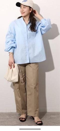 relume ヨークスタンドブラウス