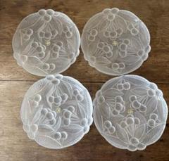 HOYA:平皿　6枚　まとめ売り おまとめ300円お値下げ【未使用品】HOYA クリスタルガラス 銘々