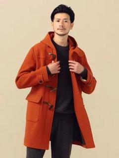 SHIPS ダッフルコート オレンジ SHIPS 新品 未使用品 ダッフルコート オレンジ M タグ付定価