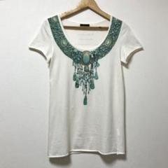 Natural Vintage Goa 半袖Tシャツ プリント 羽柄 Natural Vintage Goa 半袖Tシャツ プリント 羽柄 - メルカリ