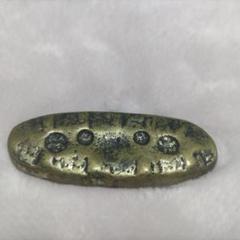 ④ 丁銀　宝永四ツ宝丁銀　重さ約214g　全長約89mm　厚み約12mm ④ 丁銀 宝永四ツ宝丁銀 重さ約214g 全長約89mm 厚み約12mm
