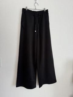 美品☆神戸レタス　ウエストリボンピンタックワイドパンツ　Mサイズ