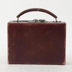 中古 レトロ レザートランク レトロ革トランク ミニトランク レザートランク アンティーク