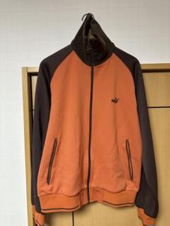 PUMA トラックジャケット オレンジ/ブラウン