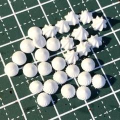ミニチュア ホイップクリーム ミニチュアスイーツ クレイケーキに 樹脂粘土3種類