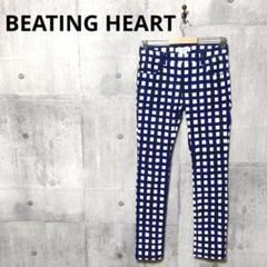 BEATING HEART レディース チェックスキニーパンツ 2