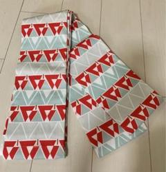 ハンドメイド　半幅帯　No,34 宝来屋 半幅帯 単帯 firework -34C- 米沢織 長尺 絹/和紙