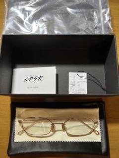 新品 A.D.S.R. JASON 02 クリアー ゴールド サングラス 最安値 未使用品 A.D.S.R. JASON 02 (Lt.Brown) ジェイソン ゴールド