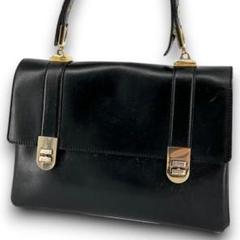 BALLY バリー ハンドバッグ オールレザー フォーマル ブラック