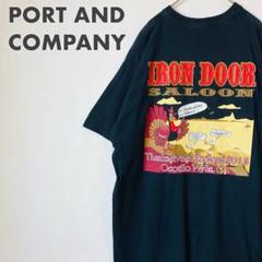 2279 IRON DOOR アニマル　鳥　ラクダ　ビッグロゴ　Tシャツ　黒