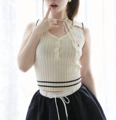 andmary アンドマリー Ami line tops color ivory ANDMARY】Ami line tops