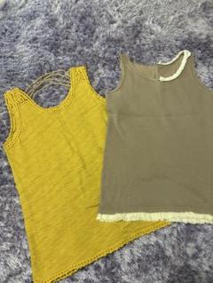 タンクトップ レースストラップ おまとめ２点セット