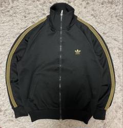 adidas ジャージ 黒/赤 サイズ5西ドイツ　'70sオールドアディダス 70s adidas アディダス 西ドイツ 曲がりポケット トラック