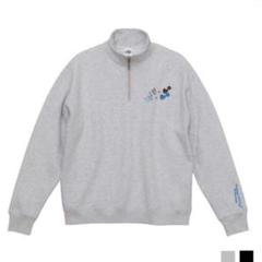 カオヨリナカミ　ハーフジップジャケット ブラック ホワイト サイズL 新品未使用 KAOYORINAKAMI×FREAK'S STORE/カオヨリナカミ×フリークスストア