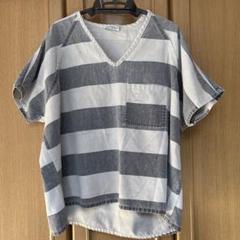 80s ヴィンテージTシャツプリズナーprisoner 囚人服 黒ボーダー