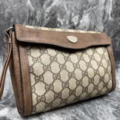 GUCCI オールドグッチ　ポーチ　セカンドバッグ　マイクロGG PVC レザー GUCCI オールドグッチ ポーチ セカンドバッグ マイクロGG PVC レザー