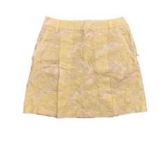 【美品】キャロウェイゴルフ 花柄イエロースカート SS