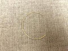 【SALE】MIZUKI ミズキ　フープピアス　YG14K