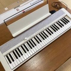 CASIO CT-S1 Casiotone ホワイト【中古美品】 CASIO CT-S1-76WE ホワイト ヘッドホンセット 76鍵盤 カシオ