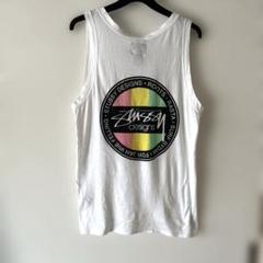 レア✨️ STUSSY ダイス ロゴ タンクトップ バックスリット キャミ STUSSY（ステューシー）の「STUSSY ステューシー タンクトップ