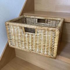 中古　かご　バスケット収納