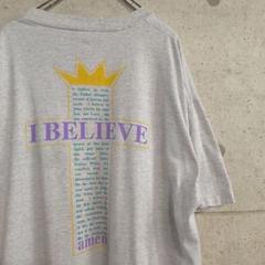 Hanes/USEDプリントTシャツ/十字架/キリスト教/シングルステッチのサムネイル