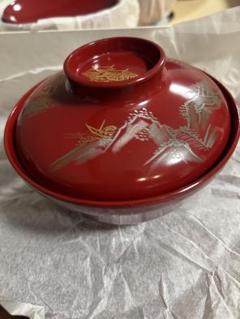 美しい 川連漆器 蓋付き 椀 梅 絵 5個 伝統工芸品 2025年最新】川連漆器 お椀の人気アイテム - メルカリ