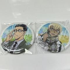 ジャンプ　安室透　グリッター　缶バッジ　名探偵コナン　セブンイレブン 名探偵コナン 劇場限定 隻眼の残像 グリッター 缶バッジ 安室透