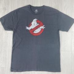 ゴーストバスターズ　キャラクター　ムービー　映画　Ｔシャツ　古着　グレー　XL