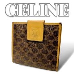CELINE マカダム レディース ブラウン 折り財布 6280