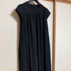 マッキントッシュロンドン コットンニットジャジーワンピース40