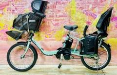 K2000 電動自転車パナソニック子供乗せ 20インチ 8Ah ブルー