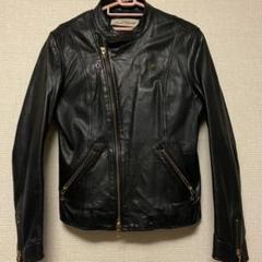 本革★ナノユニバース★BarkTannageレザージャケット★おまけ付 ナノユニバース·バークタンネイジBark Tannage◇レザー