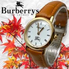 Ⴤ1153ꕤ極美品 Burberrys バーバリー 腕時計 ゴールド ラウンド